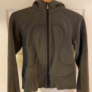 Lulu Lemon Grey Scuba Sweater